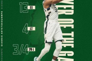 九游应用下载-30分钟轰下50分13板！字母肆虐内线激活雄鹿进攻